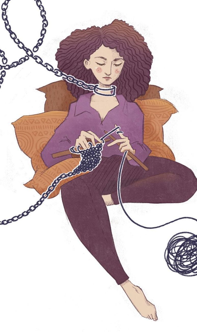 digital illustration on mental health awareness